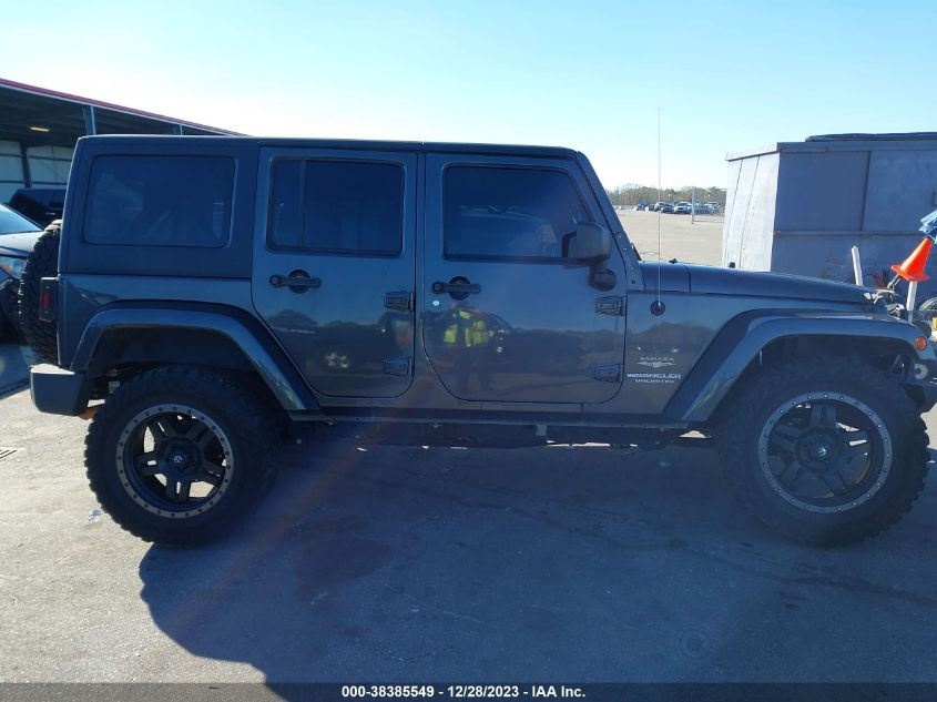 2014 JEEP WRANGLER UNLIMITED SAHARA - 1C4BJWEG4EL221704