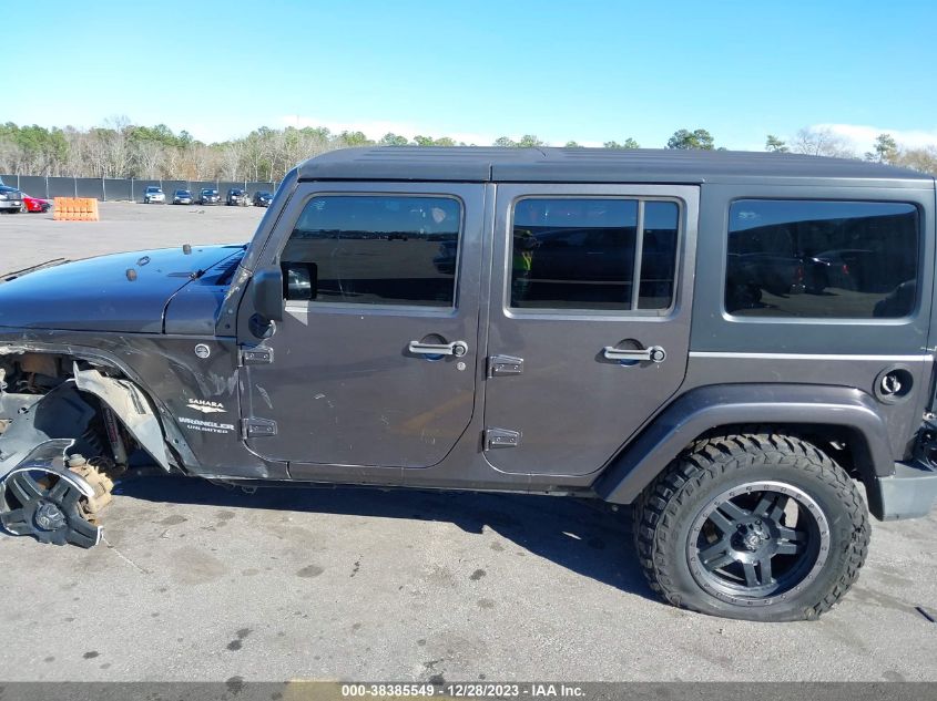 2014 JEEP WRANGLER UNLIMITED SAHARA - 1C4BJWEG4EL221704