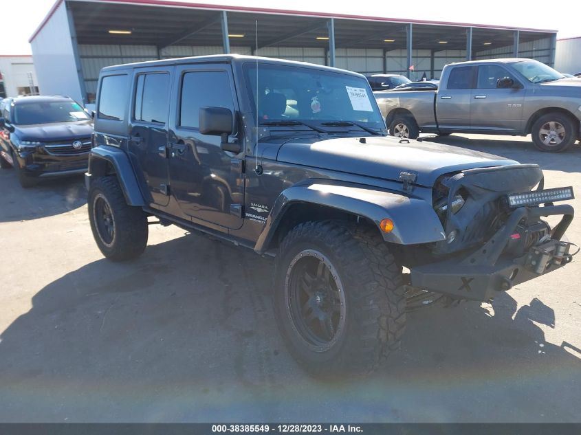 2014 JEEP WRANGLER UNLIMITED SAHARA - 1C4BJWEG4EL221704