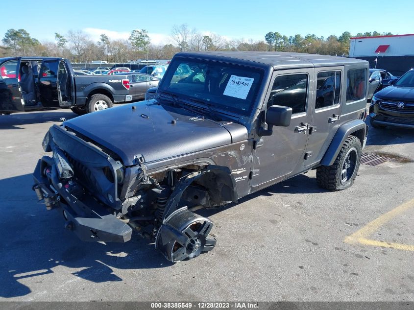 2014 JEEP WRANGLER UNLIMITED SAHARA - 1C4BJWEG4EL221704