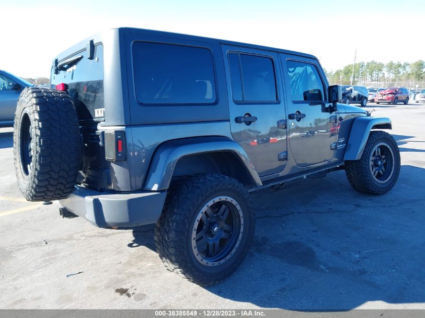 2014 JEEP WRANGLER UNLIMITED SAHARA - 1C4BJWEG4EL221704