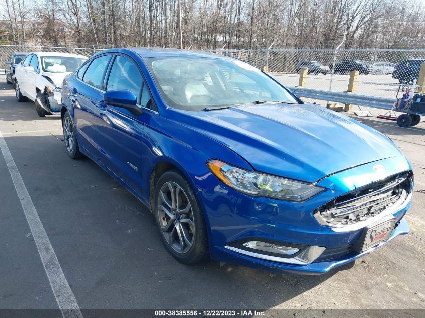 VIN 3FA6P0LU0HR258668 2017 FORD FUSION HYBRID no.1