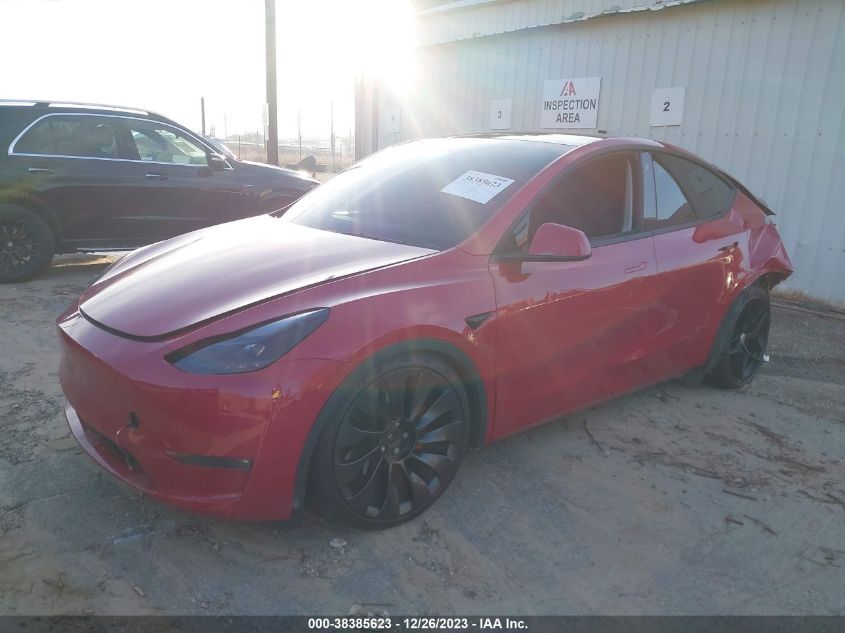 2022 TESLA MODEL Y - 7SAYGDEF3NF492148