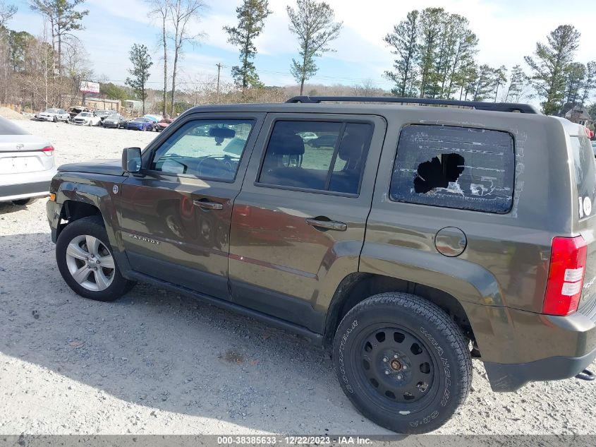2015 JEEP PATRIOT LATITUDE - 1C4NJRFB0FD394018