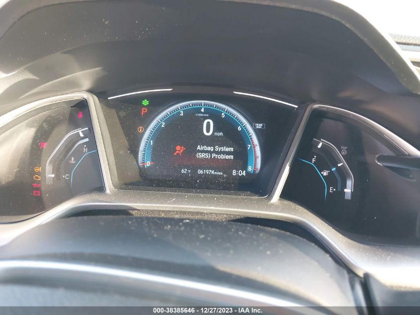 2017 HONDA CIVIC EX - 19XFC2F75HE006641