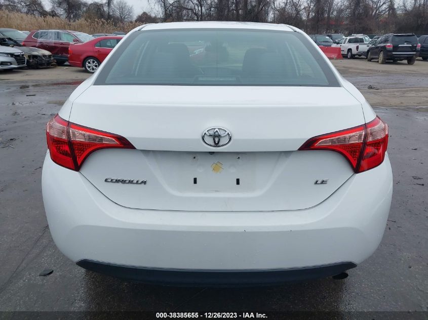 2019 TOYOTA COROLLA LE - 5YFBURHE0KP927798