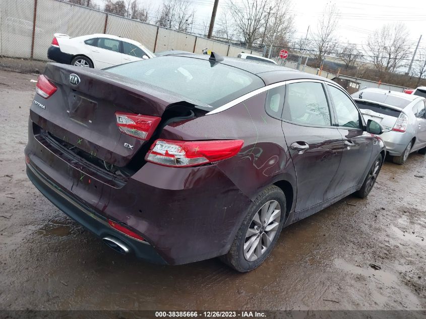 2016 KIA OPTIMA EX - 5XXGU4L34GG071453