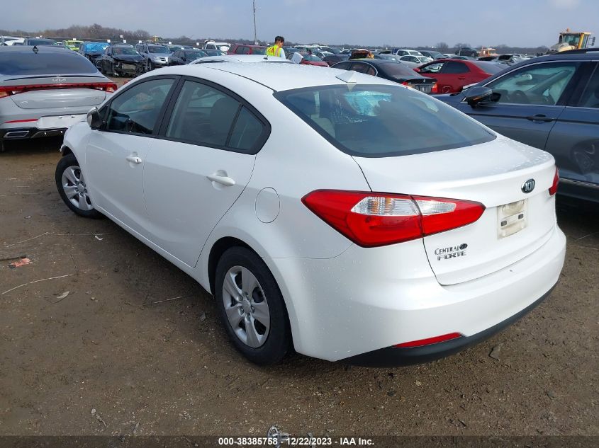 2015 KIA FORTE LX - KNAFX4A63F5367869