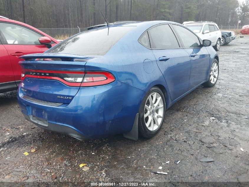 2013 DODGE DART RALLYE - 1C3CDFBA9DD181922