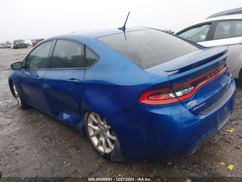 2013 DODGE DART RALLYE - 1C3CDFBA9DD181922