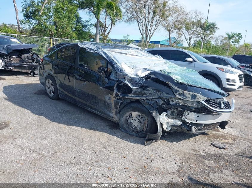 2015 HONDA CIVIC LX - 19XFB2F51FE110445