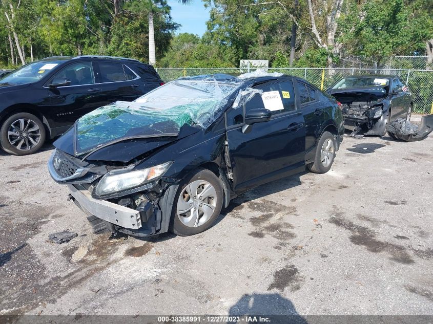 2015 HONDA CIVIC LX - 19XFB2F51FE110445