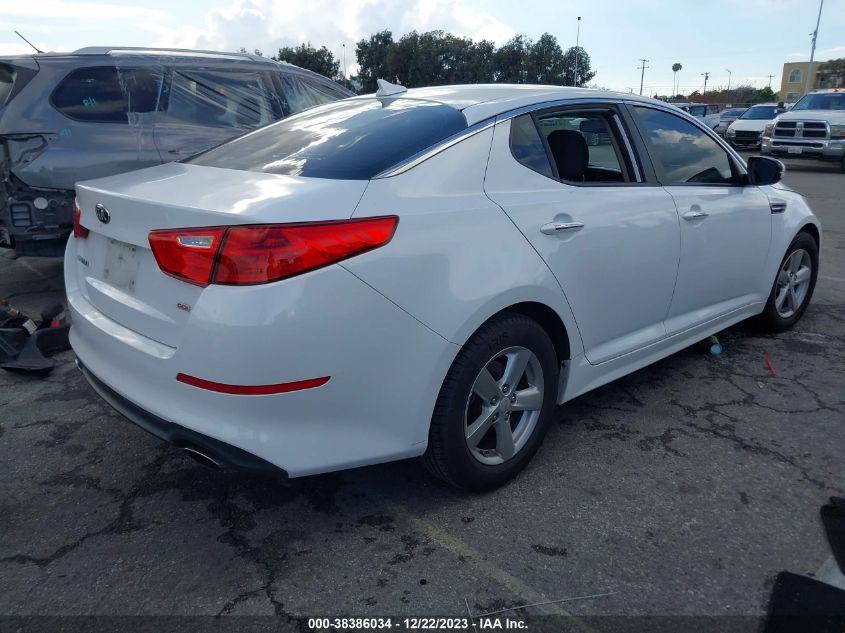 2014 KIA OPTIMA LX - 5XXGM4A75EG321513