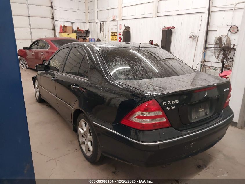 WDBRF92H07F918379 | 2007 MERCEDES-BENZ C 280