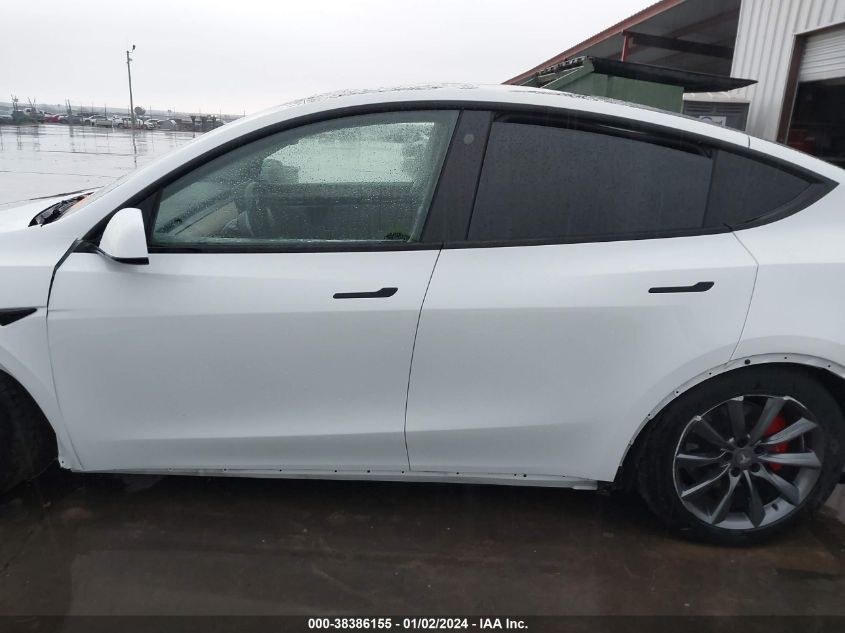 2022 TESLA MODEL Y PERFORMANCE DUAL MOTOR ALL-WHEEL DRIVE - 7SAYGDEF3NF396262