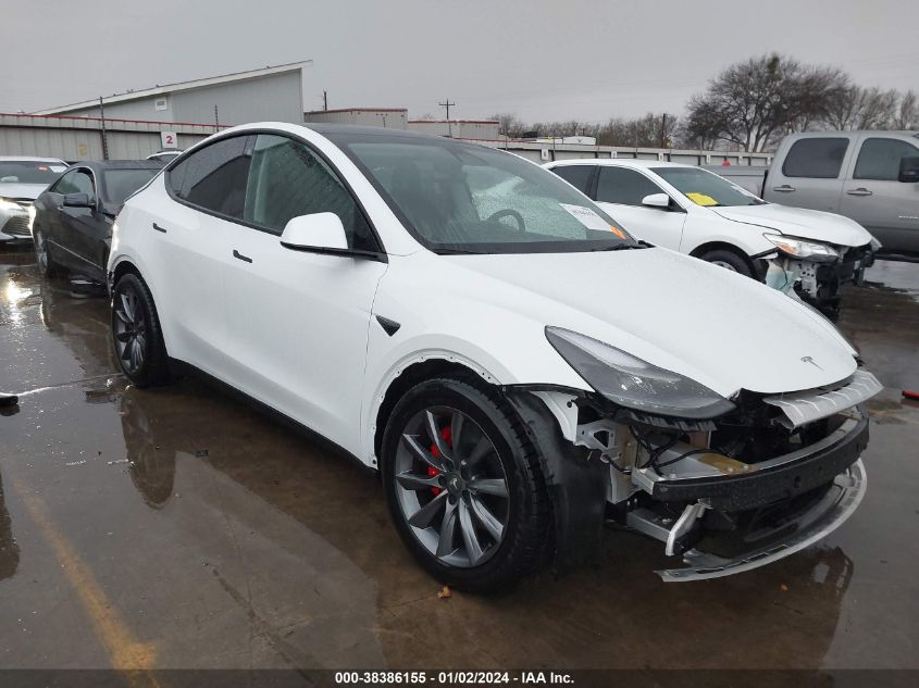 2022 TESLA MODEL Y PERFORMANCE DUAL MOTOR ALL-WHEEL DRIVE - 7SAYGDEF3NF396262