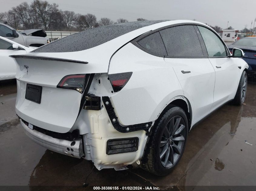 2022 TESLA MODEL Y PERFORMANCE DUAL MOTOR ALL-WHEEL DRIVE - 7SAYGDEF3NF396262