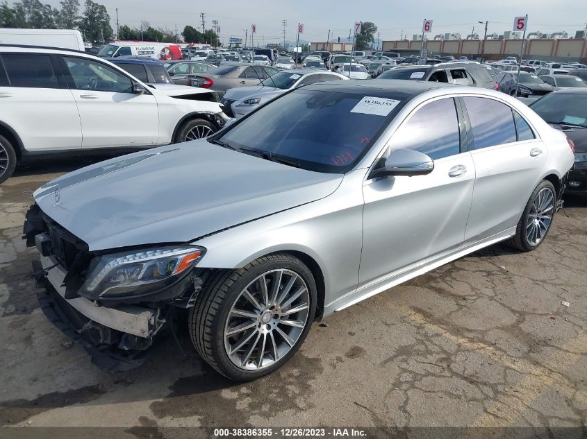 2015 MERCEDES-BENZ S 550 WDDUG8CB4FA128906