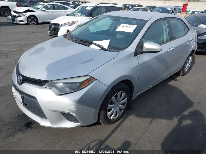 2015 TOYOTA COROLLA L/LE/LE PLS/PRM/S/S PLS - 5YFBURHE9FP319817