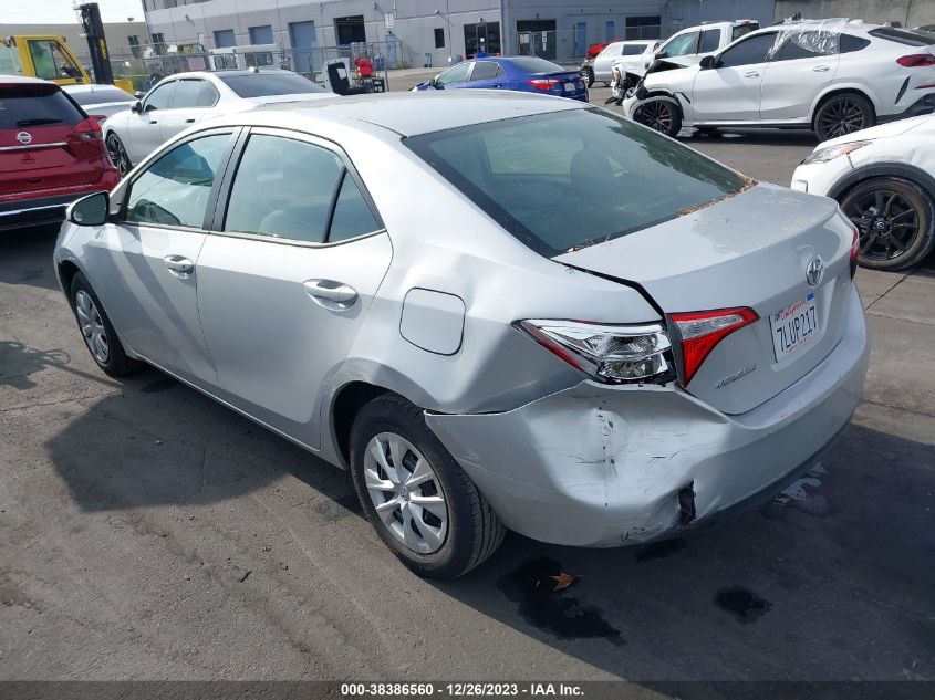2015 TOYOTA COROLLA L/LE/LE PLS/PRM/S/S PLS - 5YFBURHE9FP319817