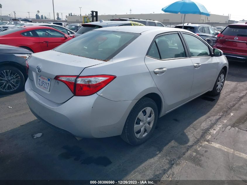 2015 TOYOTA COROLLA L/LE/LE PLS/PRM/S/S PLS - 5YFBURHE9FP319817