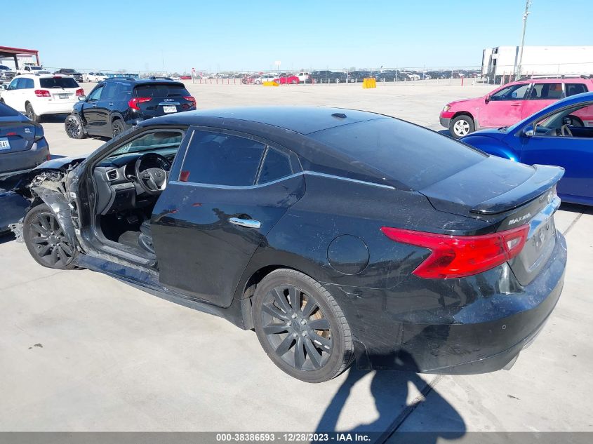 2017 NISSAN MAXIMA 3.5S/SV/SL/SR/PLAT - 1N4AA6AP0HC439747