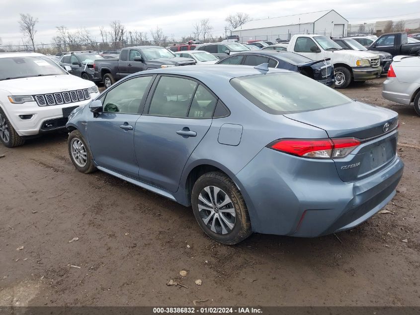 2021 TOYOTA COROLLA HYBRID LE - JTDEAMDE4MJ020252