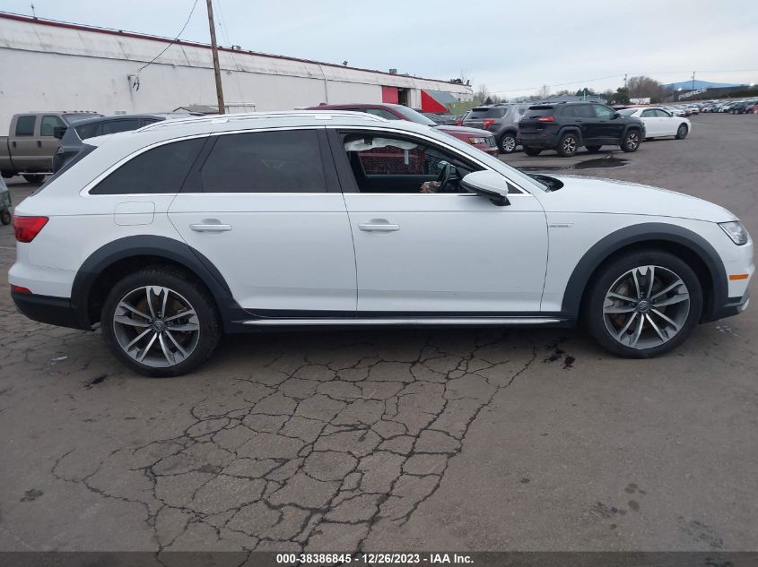 2017 AUDI A4 ALLROAD 2.0T PREMIUM WA18NAF47HA085410
