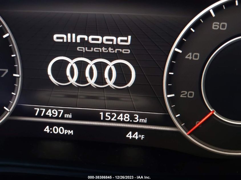 2017 AUDI A4 ALLROAD 2.0T PREMIUM WA18NAF47HA085410