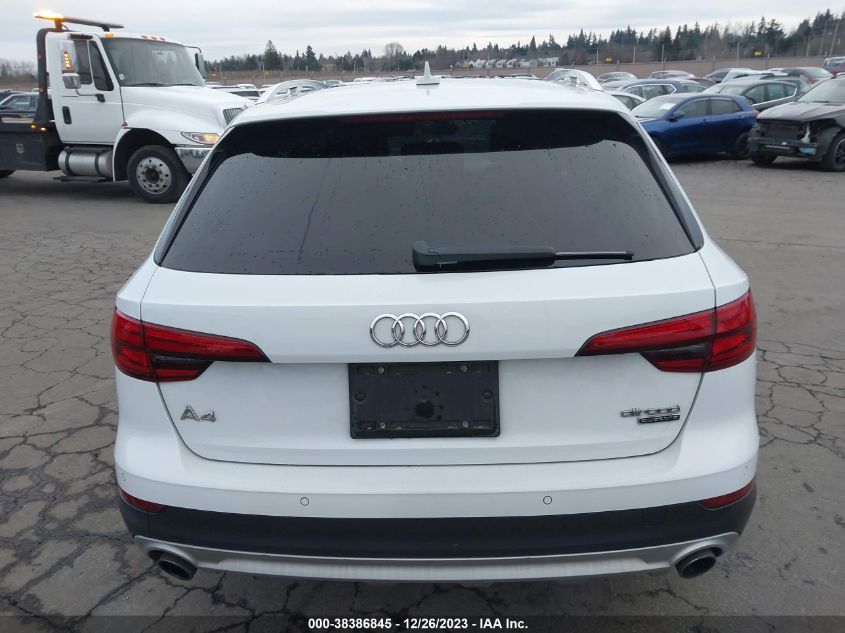 2017 AUDI A4 ALLROAD 2.0T PREMIUM WA18NAF47HA085410