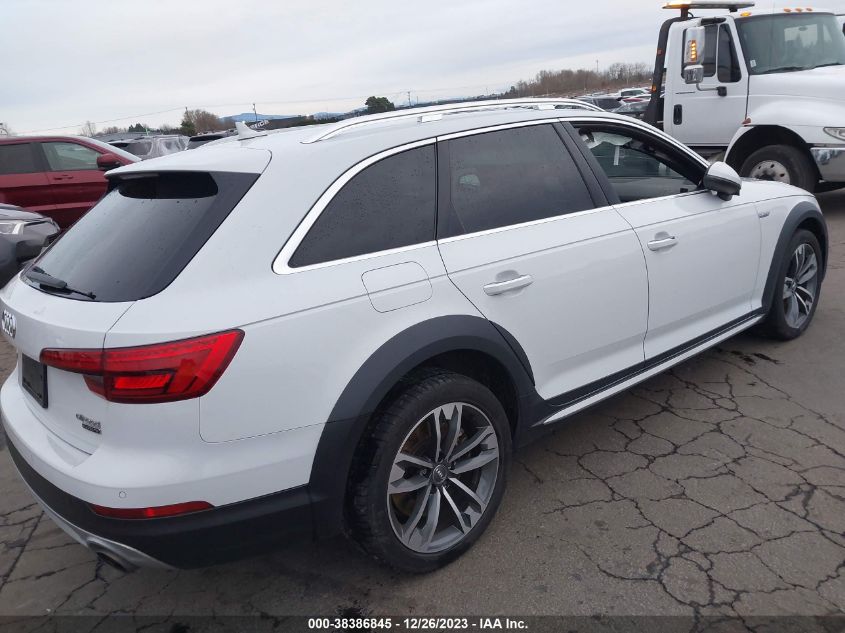 2017 AUDI A4 ALLROAD 2.0T PREMIUM WA18NAF47HA085410