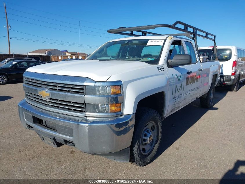 2016 CHEVROLET SILVERADO 2500HD WT - 1GC2CUEG5GZ124610