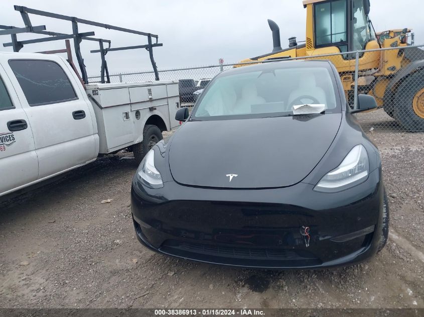 2022 TESLA MODEL Y LONG RANGE DUAL MOTOR ALL-WHEEL DRIVE - 7SAYGAEE4NF428982