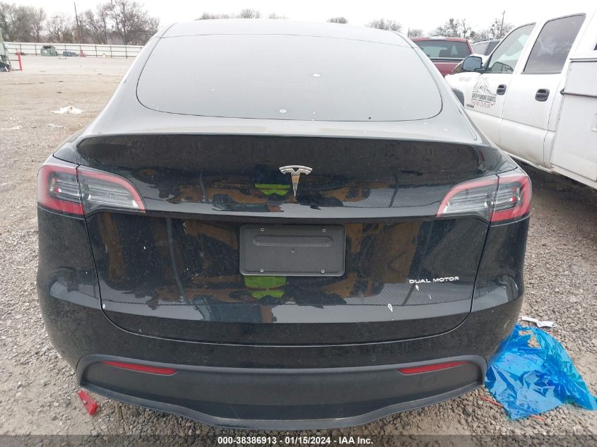 2022 TESLA MODEL Y LONG RANGE DUAL MOTOR ALL-WHEEL DRIVE - 7SAYGAEE4NF428982
