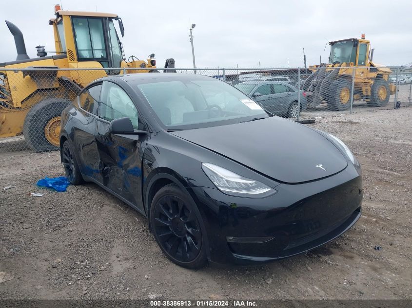 2022 TESLA MODEL Y LONG RANGE DUAL MOTOR ALL-WHEEL DRIVE - 7SAYGAEE4NF428982