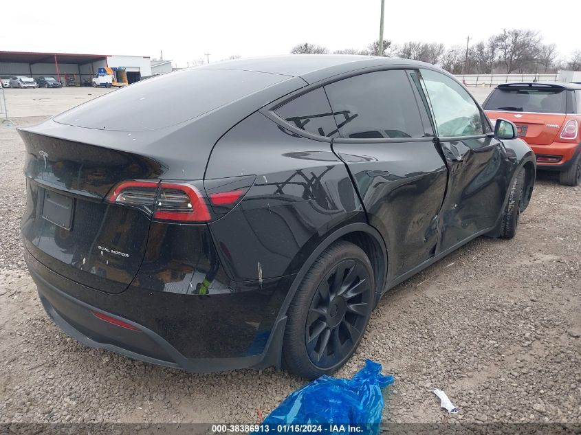2022 TESLA MODEL Y LONG RANGE DUAL MOTOR ALL-WHEEL DRIVE - 7SAYGAEE4NF428982