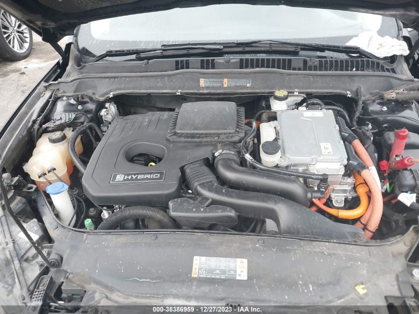 2017 FORD FUSION HYBRID TITANIUM - 3FA6P0RU2HR356351
