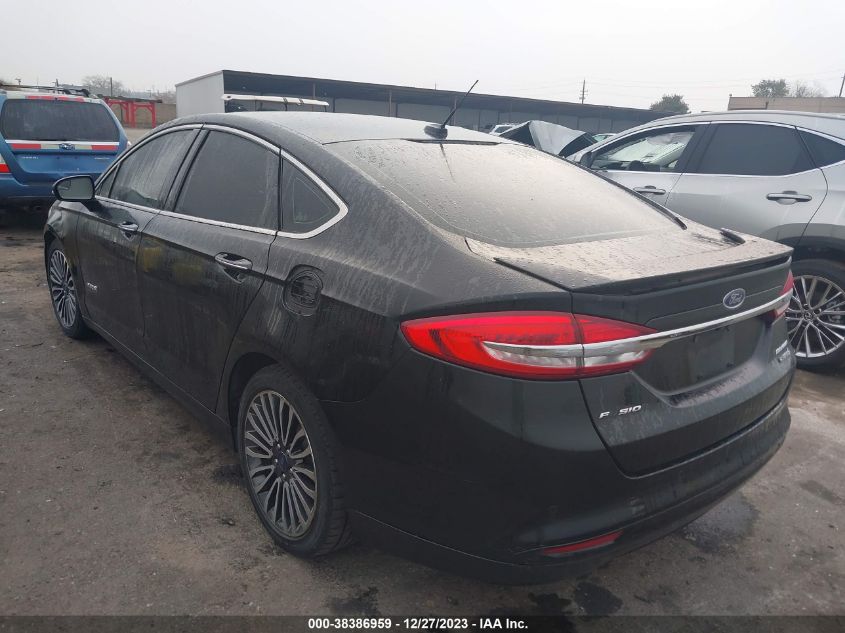 2017 FORD FUSION HYBRID TITANIUM - 3FA6P0RU2HR356351