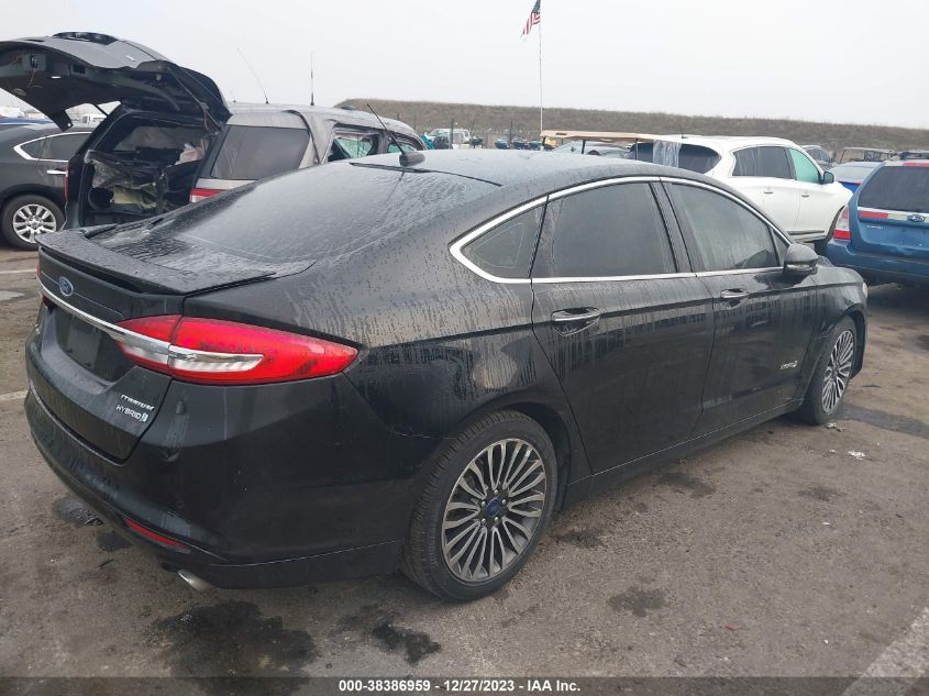 2017 FORD FUSION HYBRID TITANIUM - 3FA6P0RU2HR356351