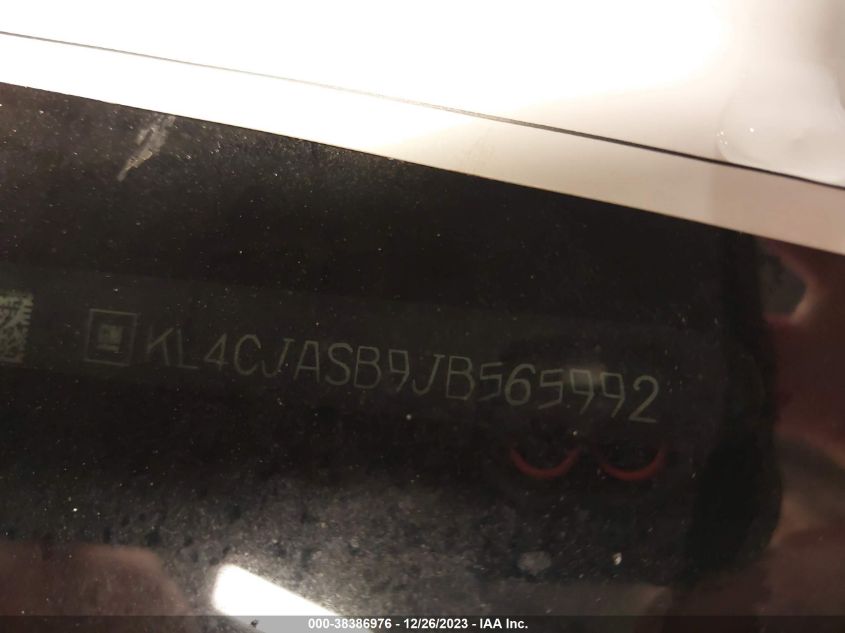 2018 BUICK ENCORE PREFERRED - KL4CJASB9JB565992