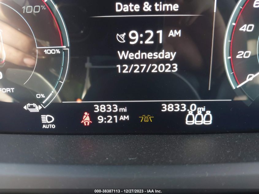2023 AUDI E-TRON GT PREMIUM PLUS QUATTRO - WAUFJBFW0P7004109