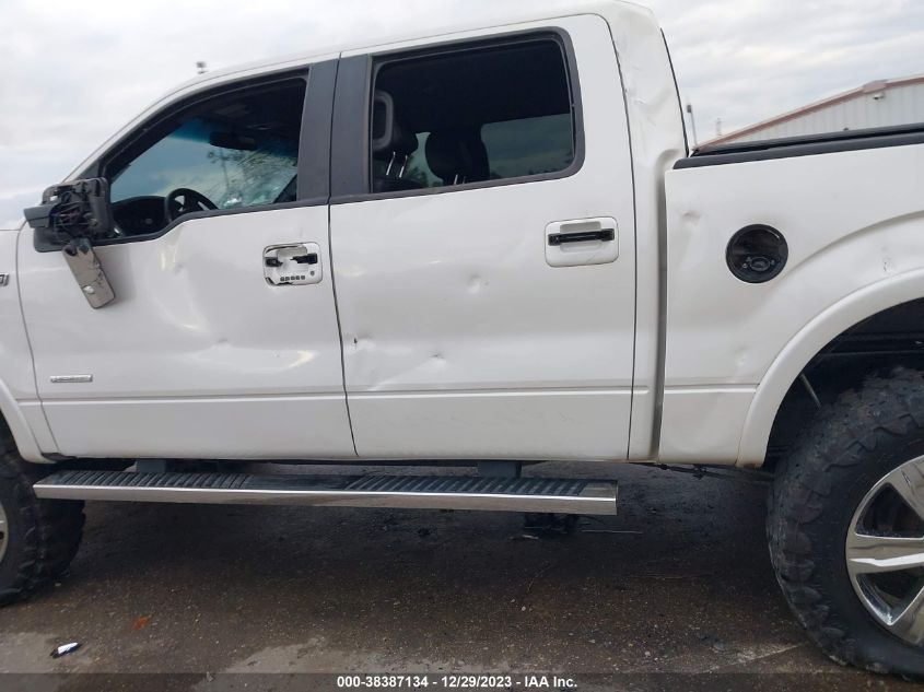 2014 FORD F-150 LARIAT - 1FTFW1ET1EFC67489