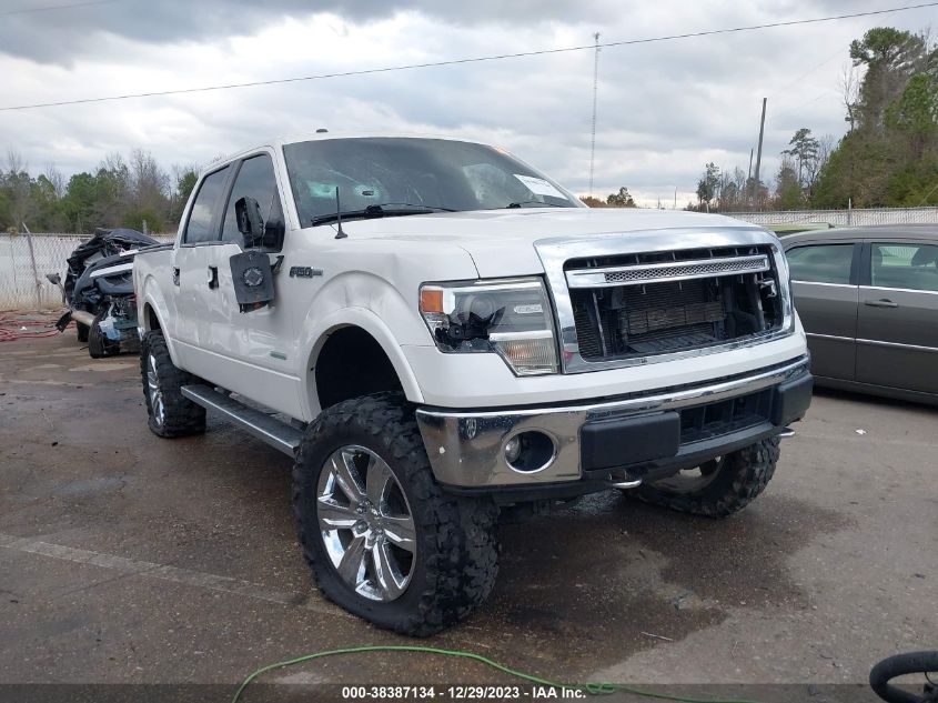 2014 FORD F-150 LARIAT - 1FTFW1ET1EFC67489