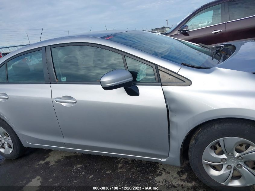 2014 HONDA CIVIC LX - 19XFB2E54EE035627