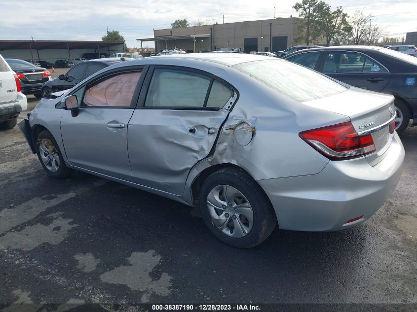 2014 HONDA CIVIC LX - 19XFB2E54EE035627