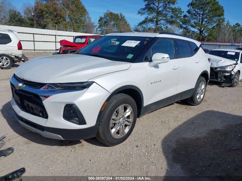 2020 CHEVROLET BLAZER FWD 1LT - 3GNKBBRA9LS596627