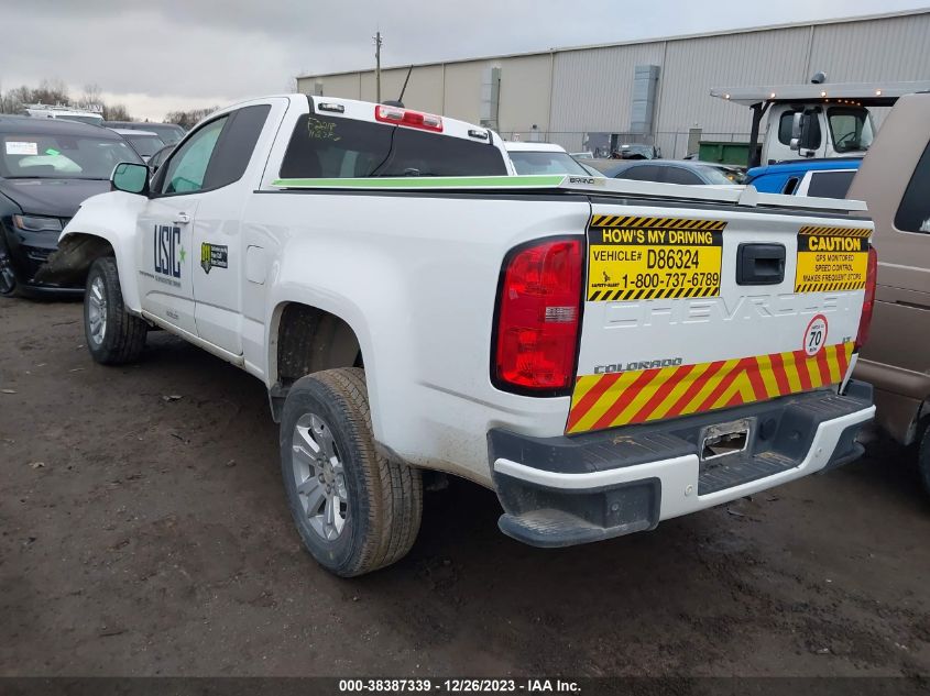 2021 CHEVROLET COLORADO 2WD  LONG BOX LT - 1GCHSCEA2M1242076