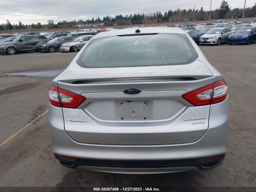 2013 FORD FUSION TITANIUM - 3FA6P0K97DR327136