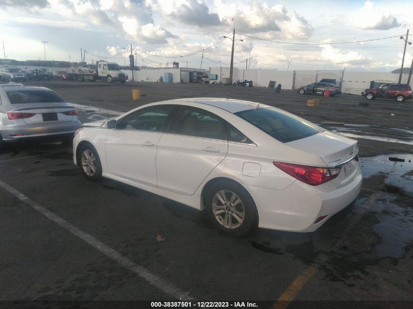 2014 HYUNDAI SONATA GLS - 5NPEB4AC3EH931019