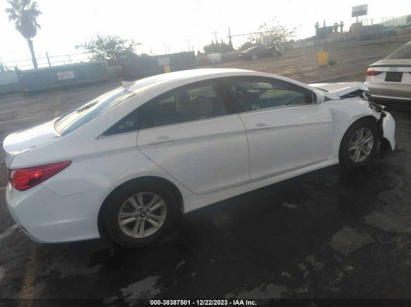 2014 HYUNDAI SONATA GLS - 5NPEB4AC3EH931019